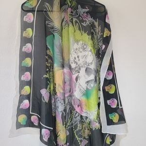 God Save LA Skelton scarf